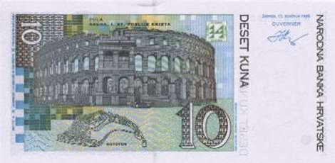 10 kuna naličje