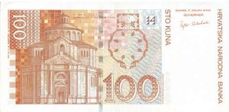 100 kuna naličje