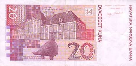 20 kuna naličje