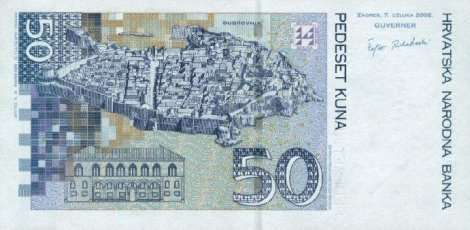 50 kuna naličje
